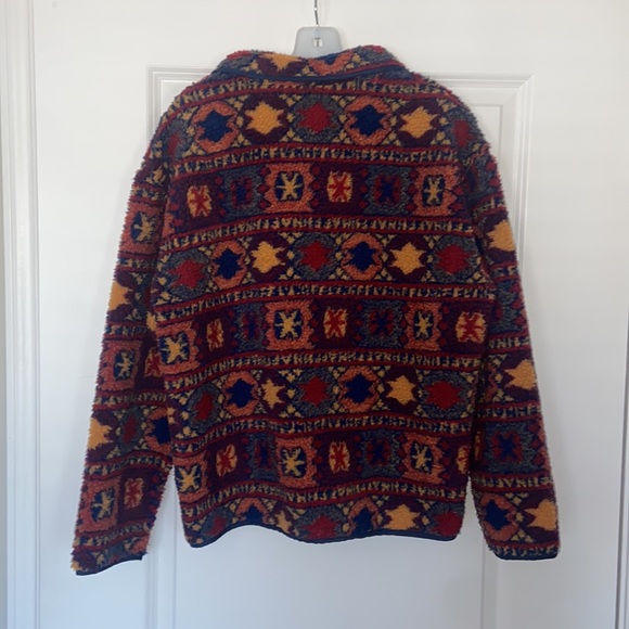 Aztec Teddy Fur Jacket - Picture 4 of 5